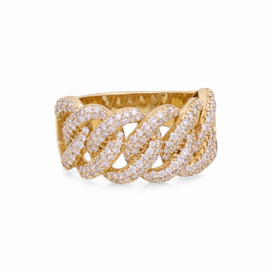 Yellow Gold 14k Ring with 1.60Tw Round Diamonds