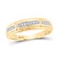 10k Yellow Gold  Contemporary 3 Pieces Set with 0.40 tw Round Diamonds