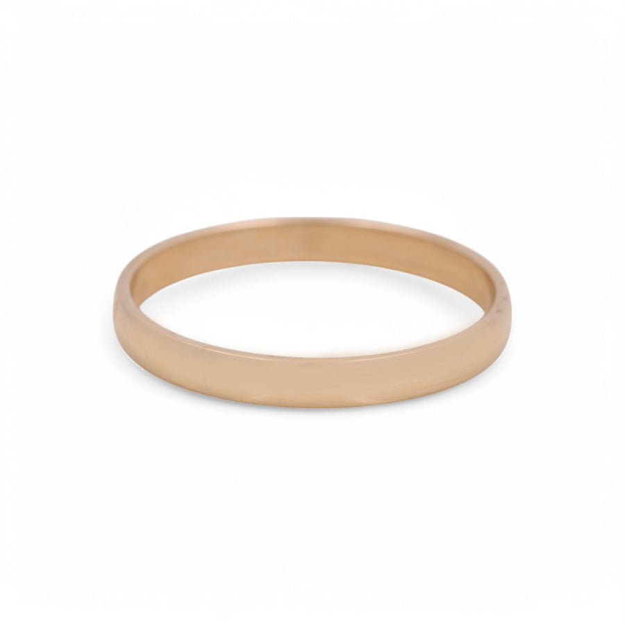 14K Yellow Gold Wedding Band Men's  Ring