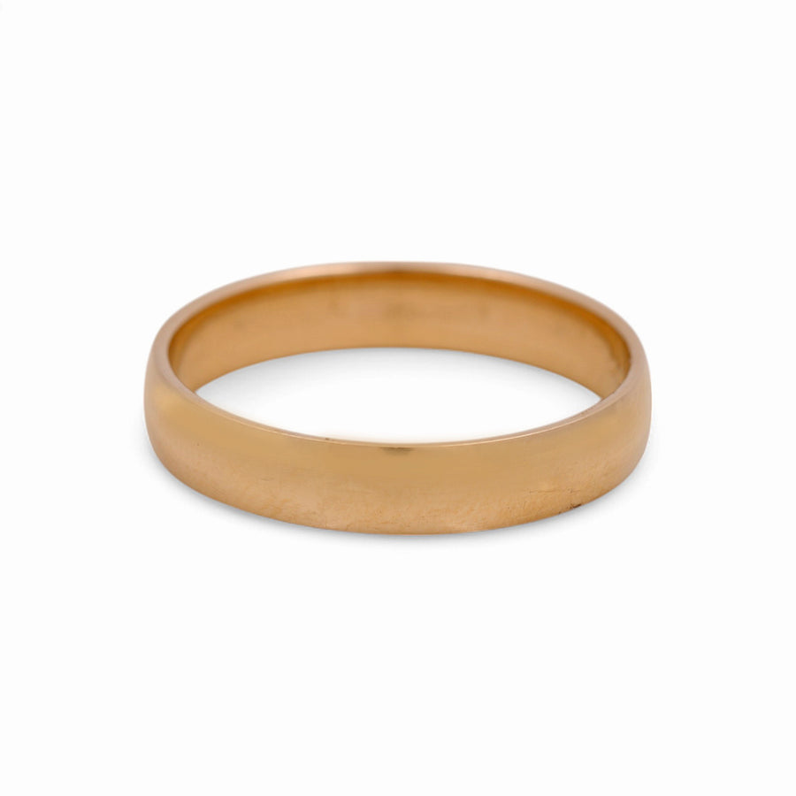 14K Yellow Gold Wedding Band Men's  Ring