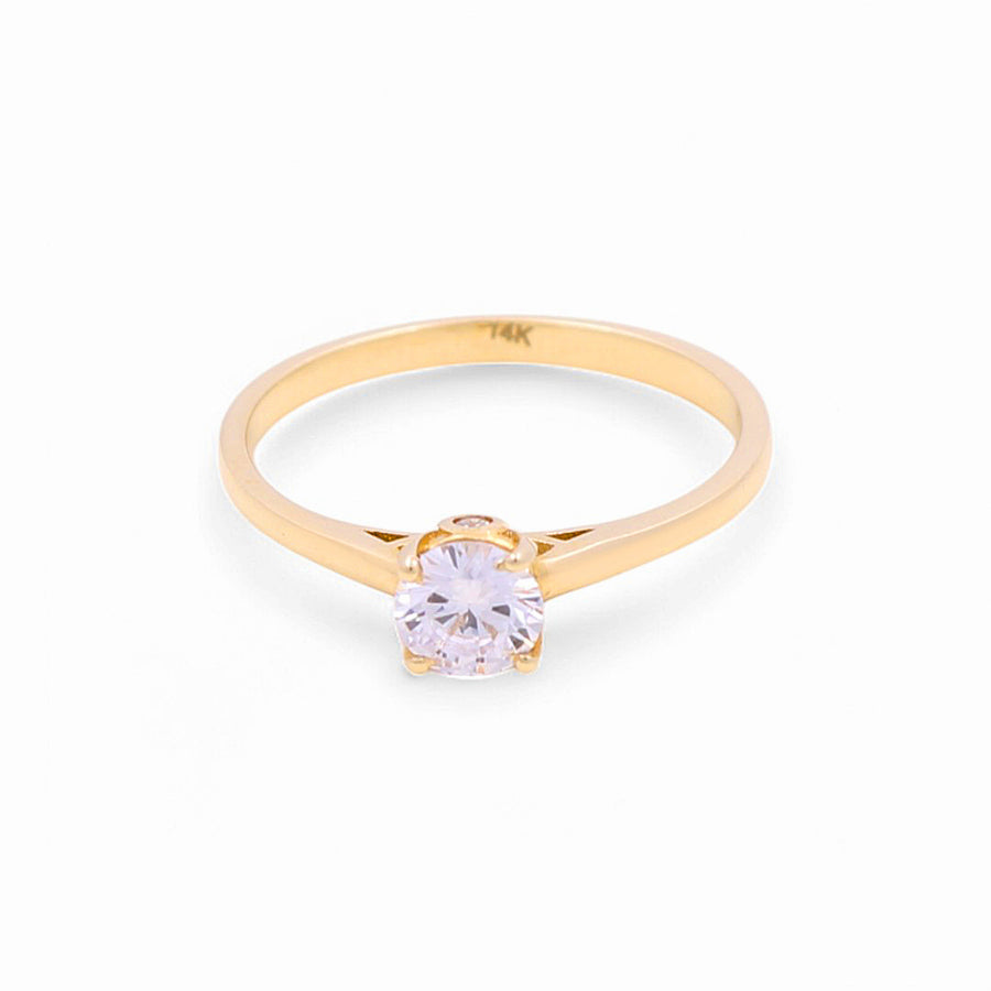 14K Yellow Gold Engagement Fashion Women's Ring