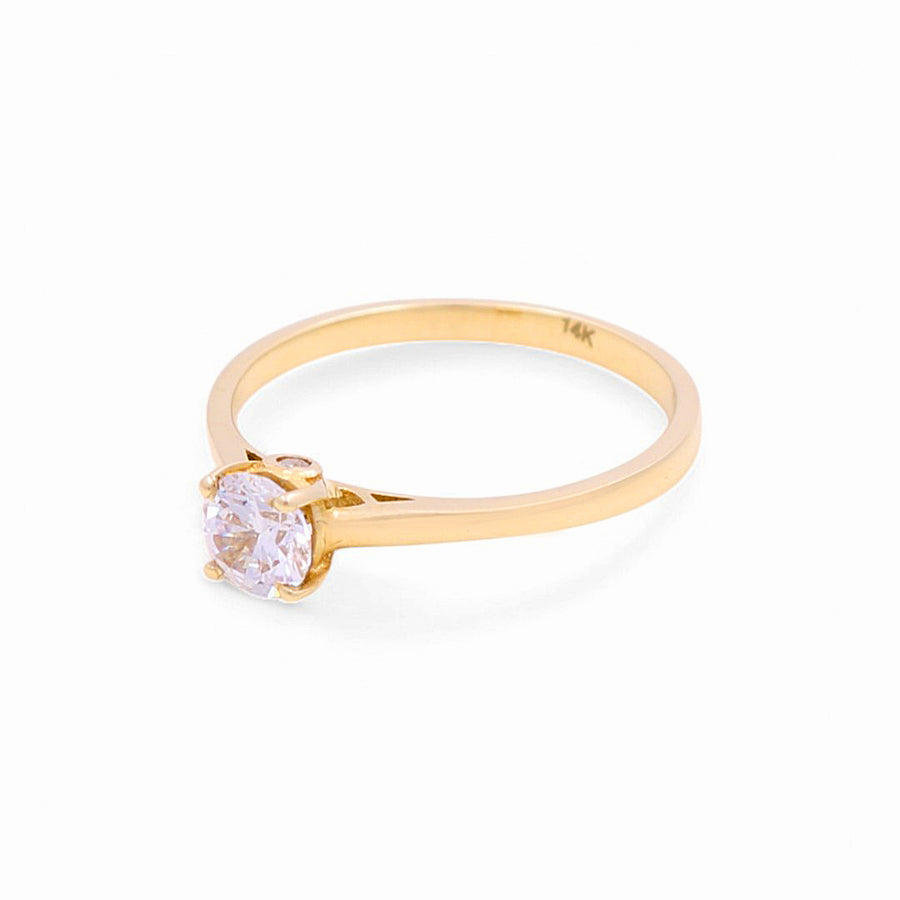 14K Yellow Gold Engagement Fashion Women's Ring