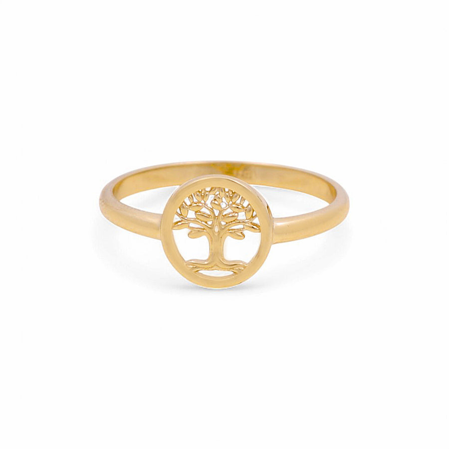 14K  Yellow Gold Tree of Life Fashion Women's Ring