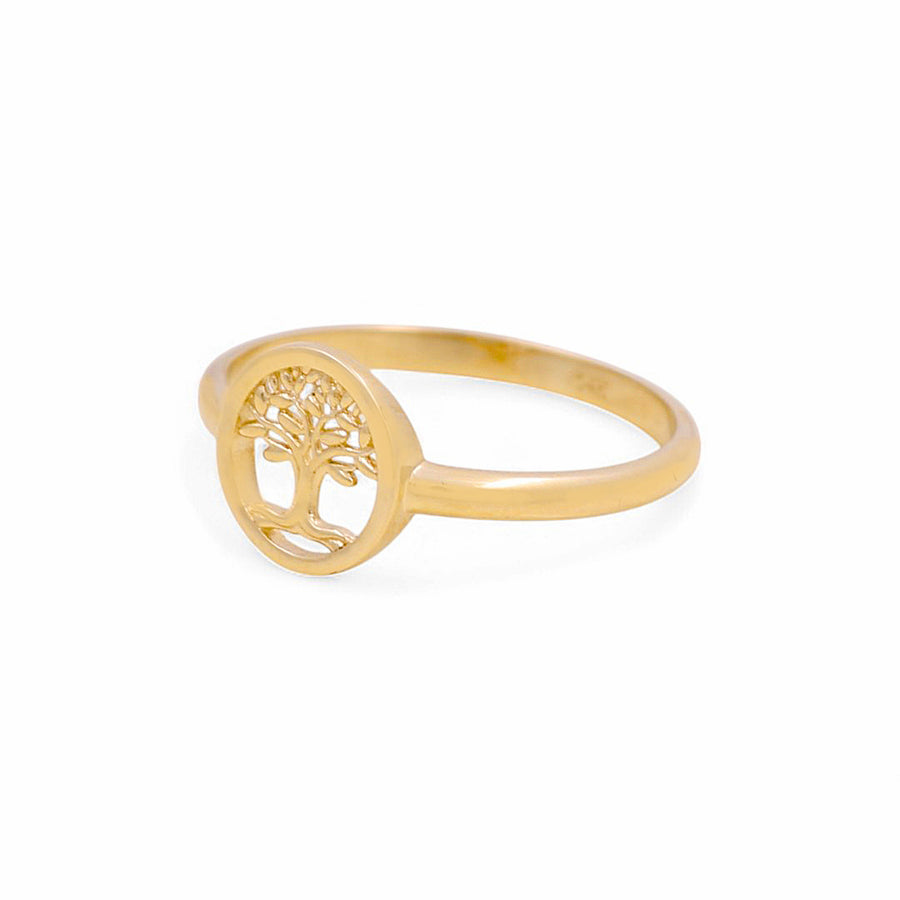 14K  Yellow Gold Tree of Life Fashion Women's Ring