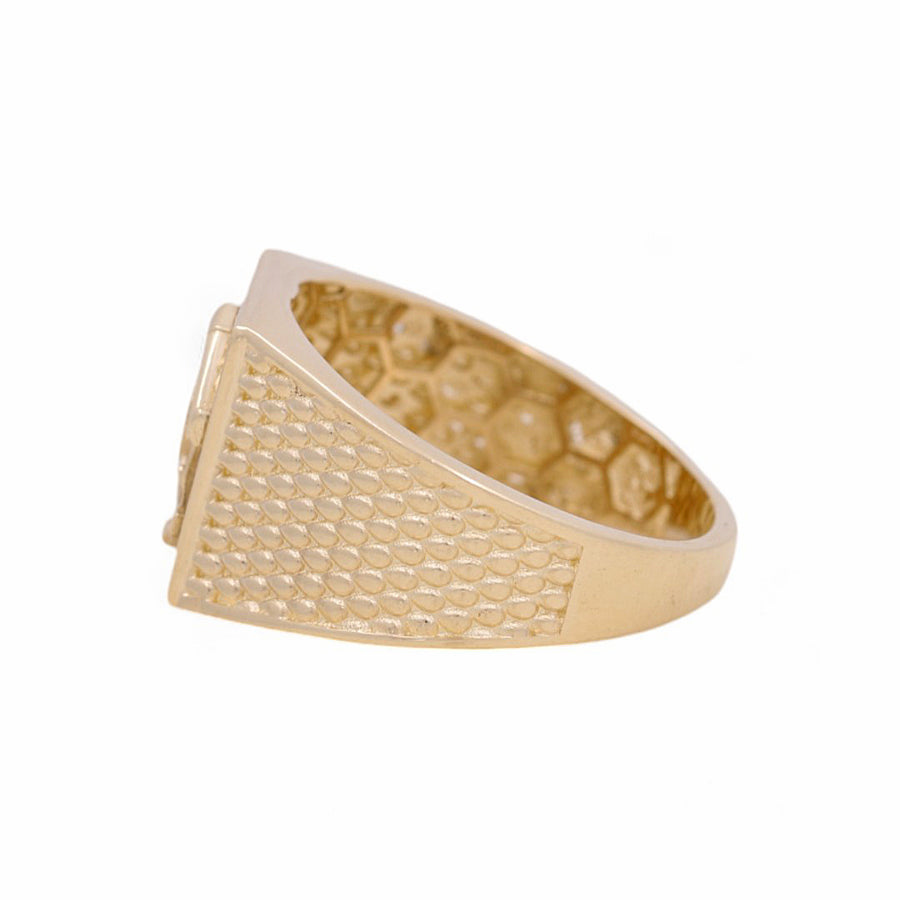 14K Yellow Gold Men's  Fashion Ring