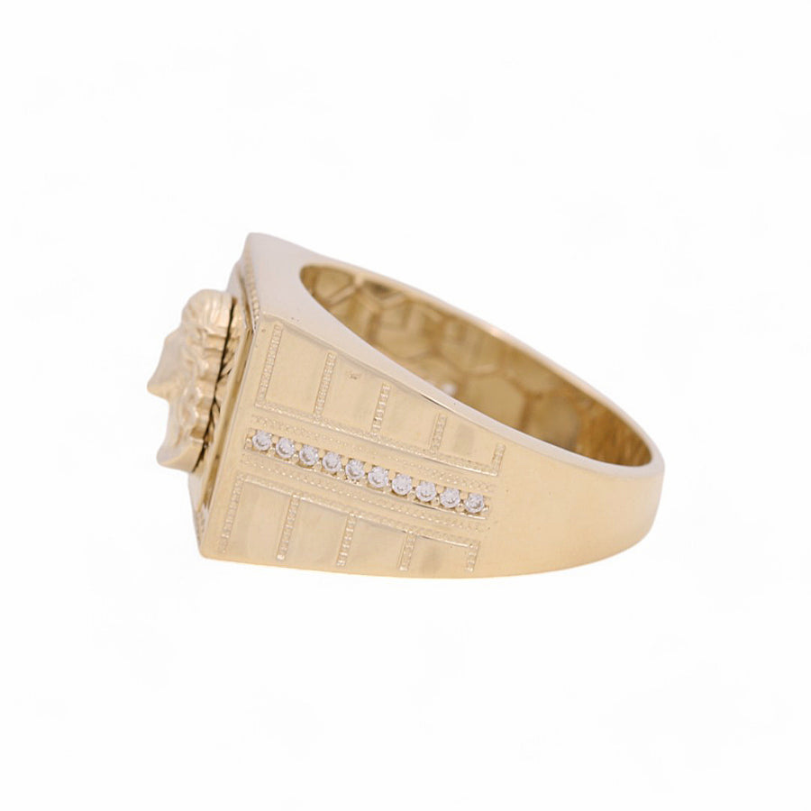 14K Yellow Gold Men's  Fashion Ring