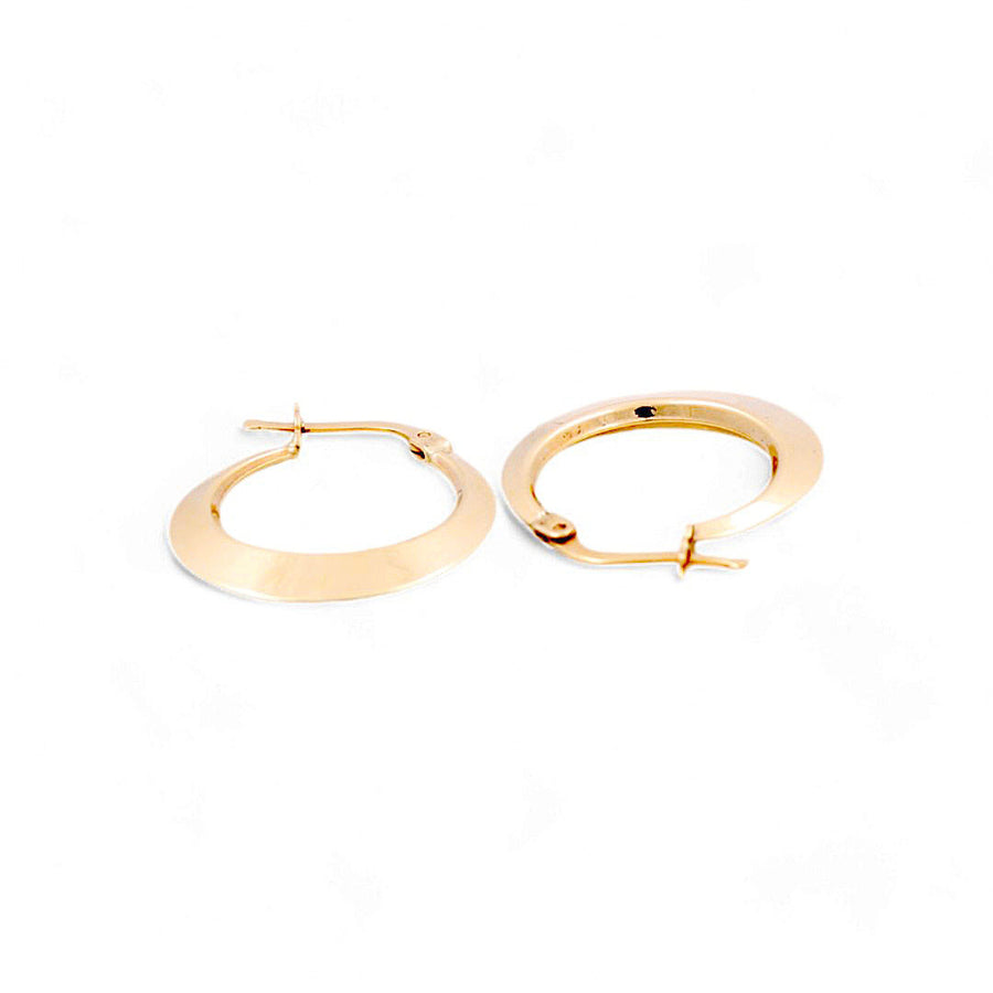 14K Yellow Gold Hoop Earrings