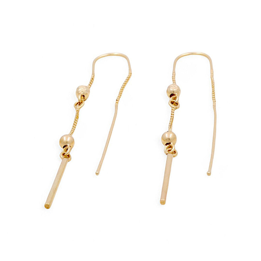 14K Yellow Gold Earrings