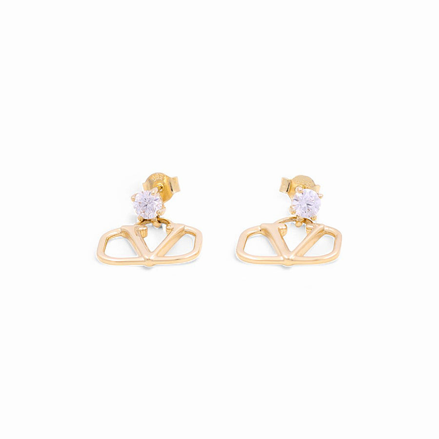 14K Yellow Gold Drop Earrings