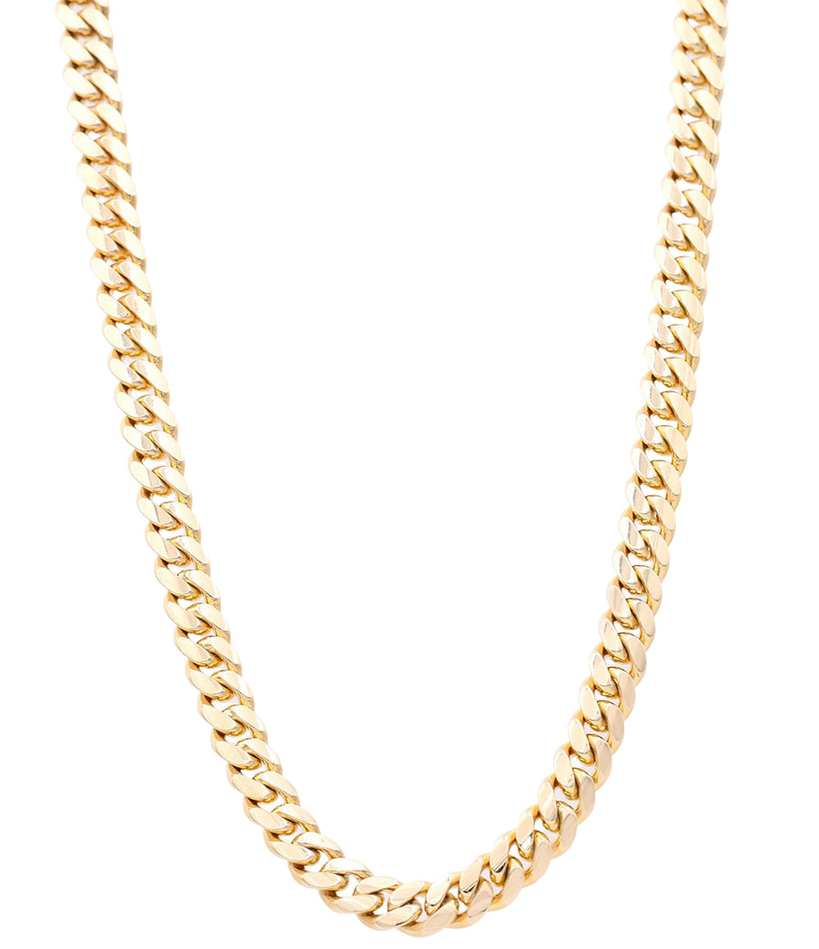 Men's Yellow Gold 14K Cuban Link Chain