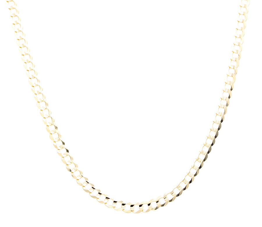 10K Men's Yellow Gold Curb Chain