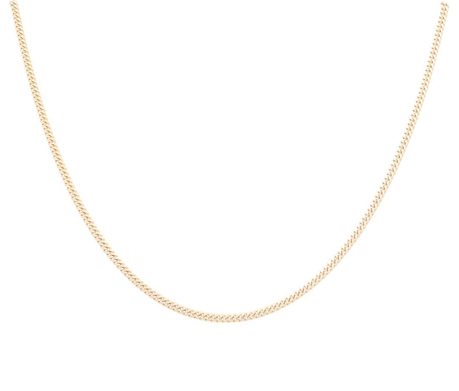 14K Yellow Gold Cuban Link Chain