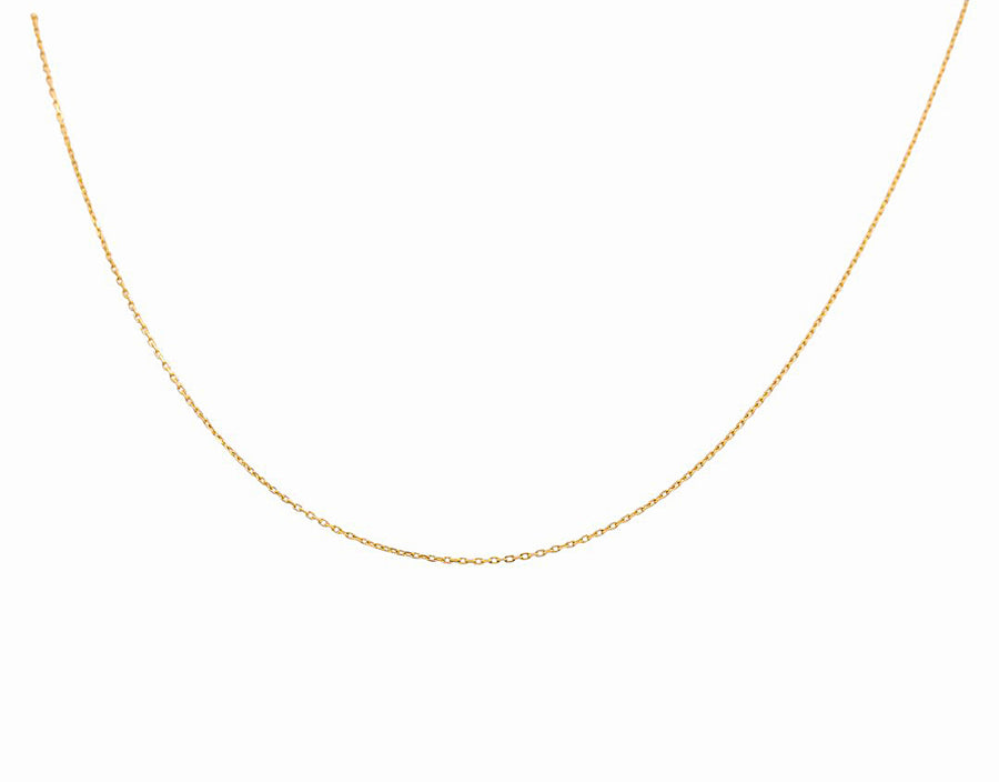 14k  Yellow Gold  Cable Link Chain