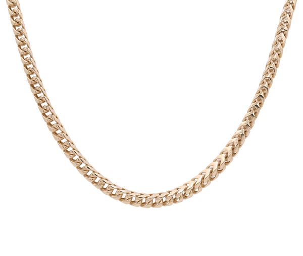 14K Yellow Gold Franco Chain