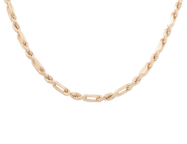 14K Yellow Gold Rope Chain