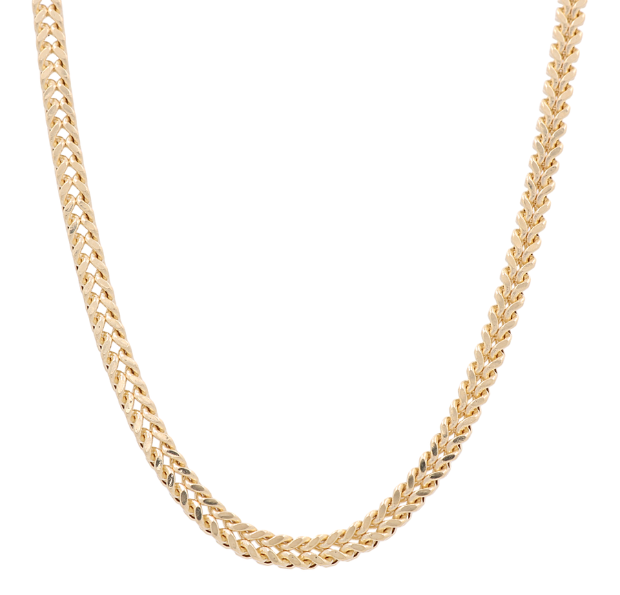 14K Yellow Gold Franco Link Chain