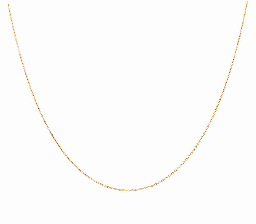 14k  Yellow Gold  Cable Link Chain