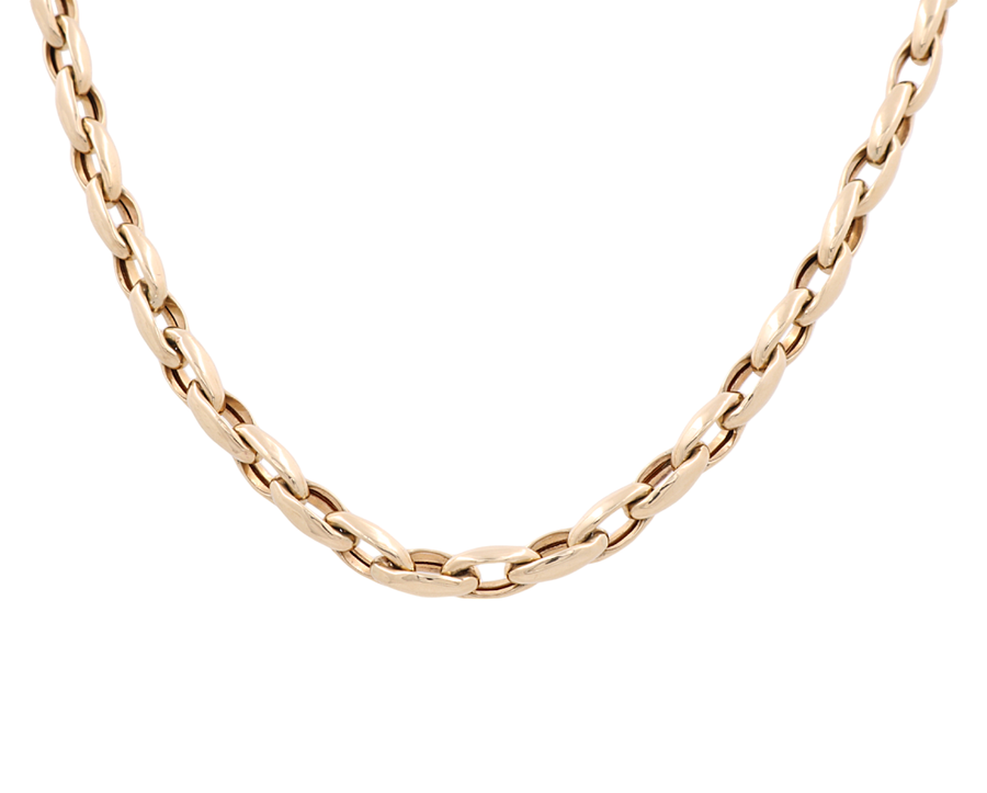 14K Women's Yellow Gold Italian Fashion Link Chain