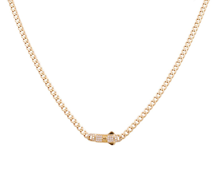 14K Yellow Gold  Monaco Chain 20"