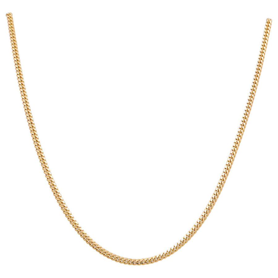 14k Yellow Gold Cuban Link Chain