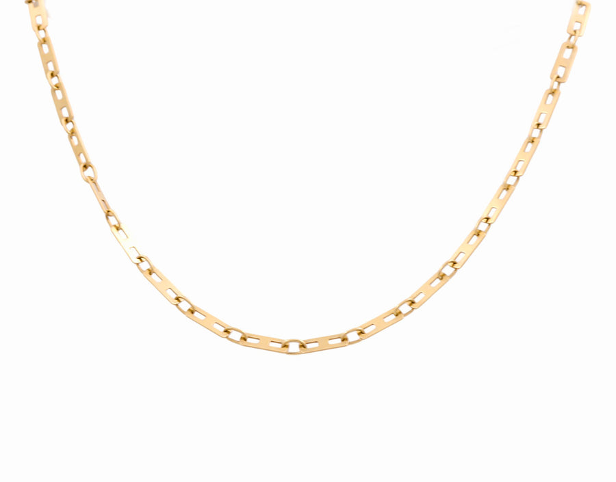 14 k Yellow Gold Fancy Link Women's Necklace