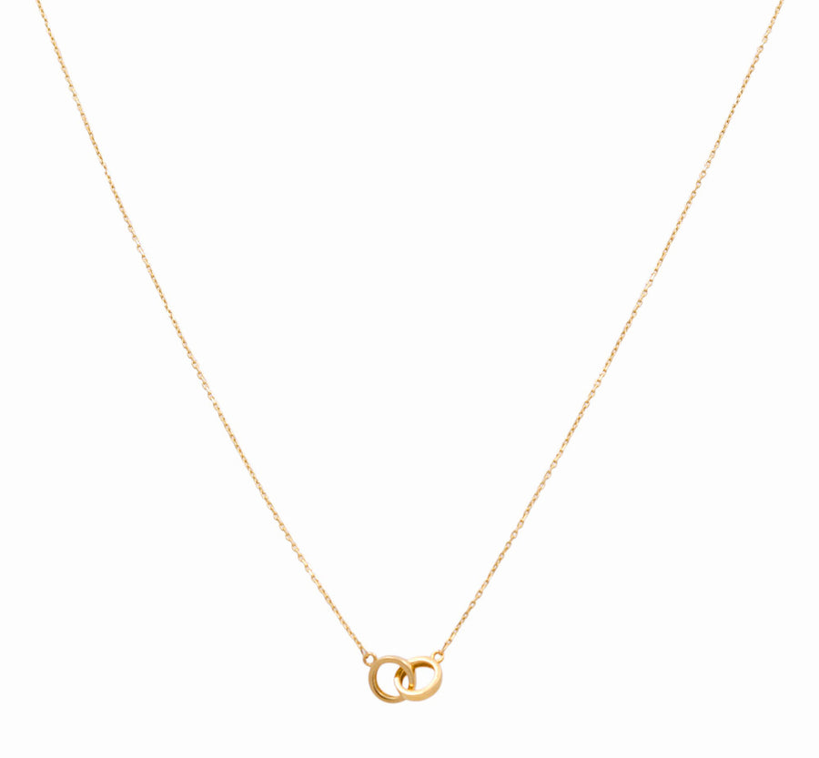 14k Yellow Gold Fancy Link Women's Necklace