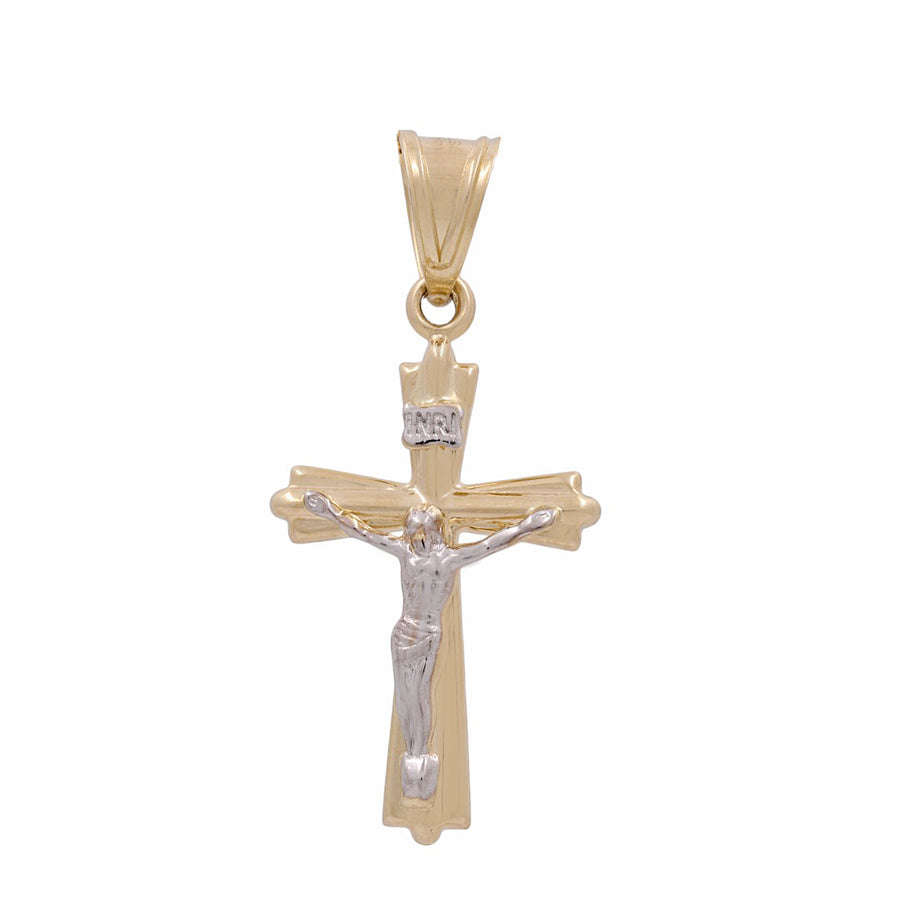 14K Yellow Gold Crucifix Pendant