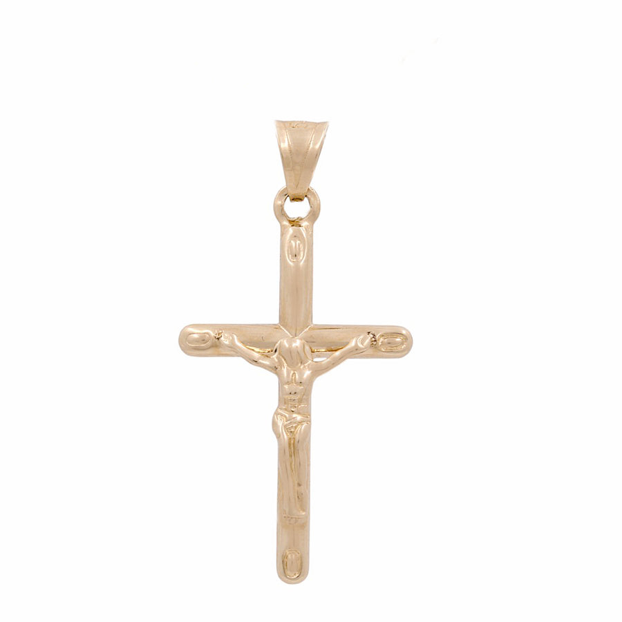 14K Yellow Gold Crucifix Pendant