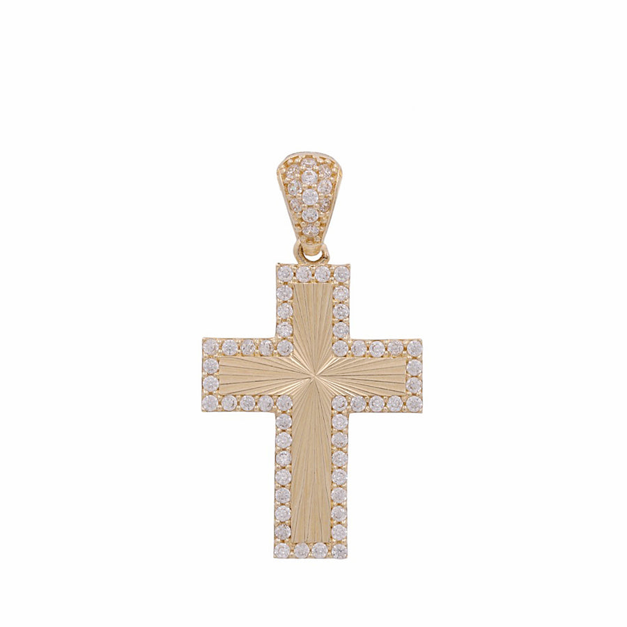 14K Yellow Gold Cross Pendant