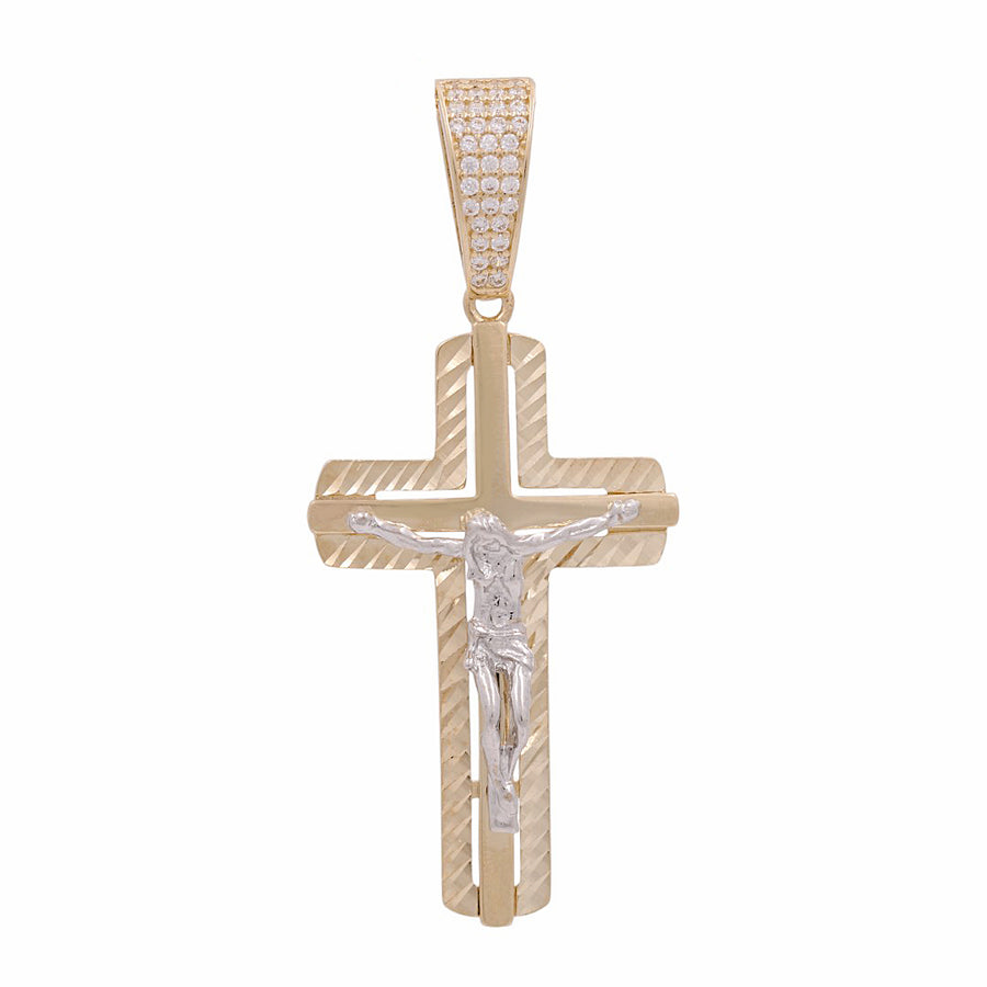 14K Yellow Gold Crucifix Pendant