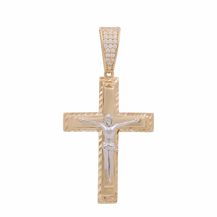 14K Yellow Gold Crucifix Pendant