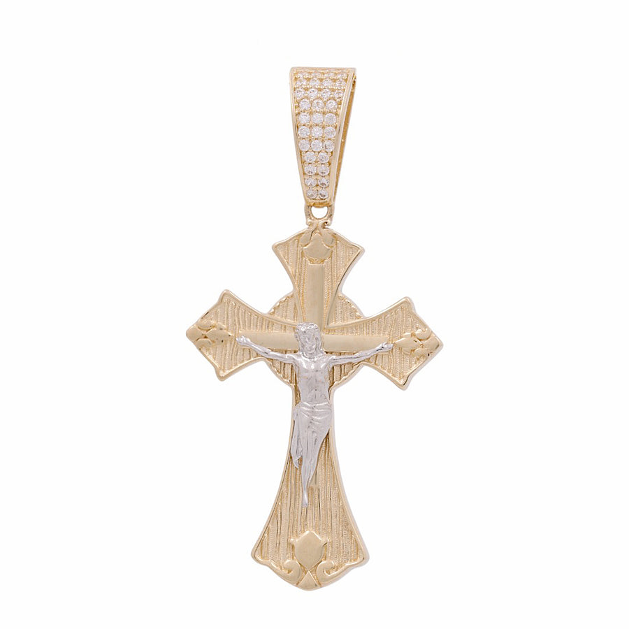 14K Yellow Gold Crucifix Pendant