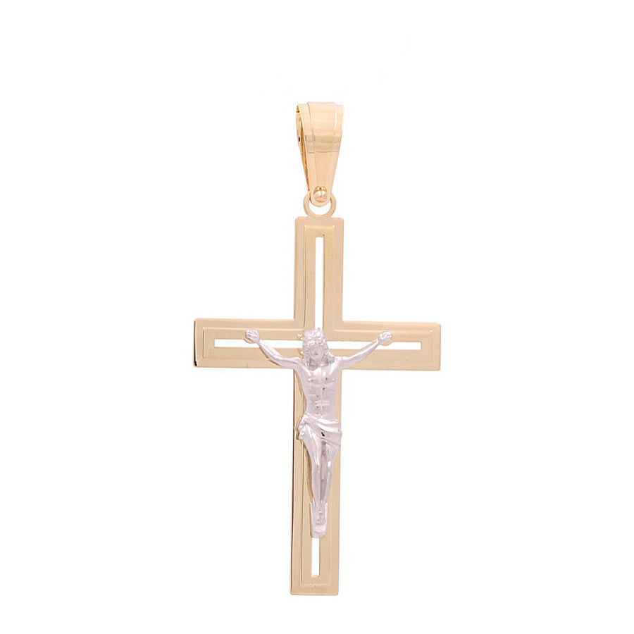 14K Yellow Gold Crucifix Pendant