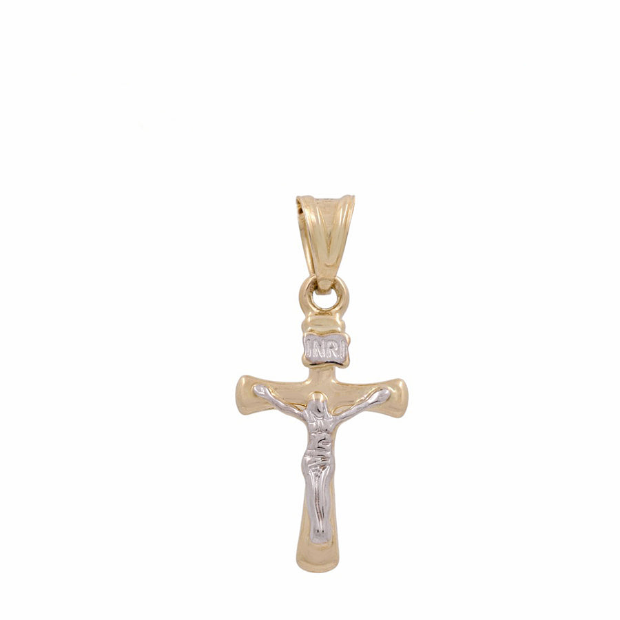 14K Yellow Gold Crucifix Pendant