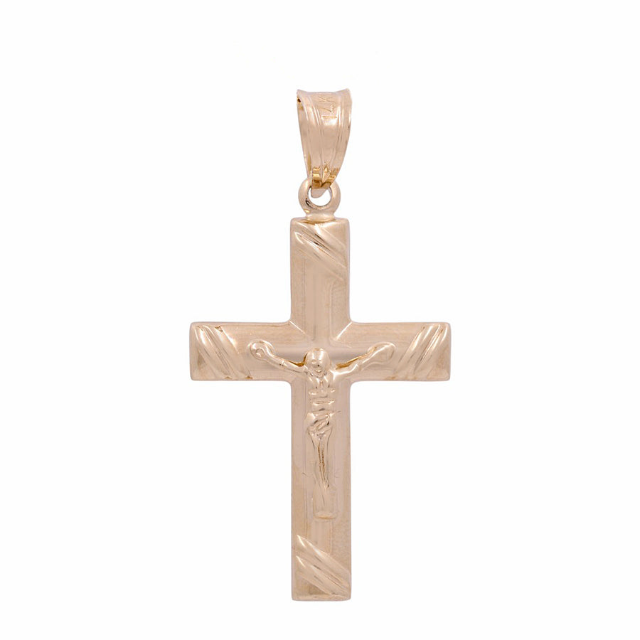 14K Yellow Gold Crucifix Pendant