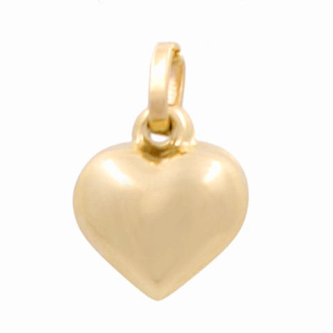 14K Yellow Gold Heart Pendant