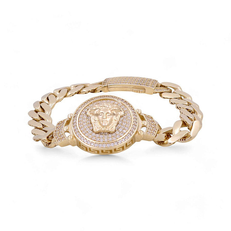 10K Gold Fashion Lion Women's Bracelet