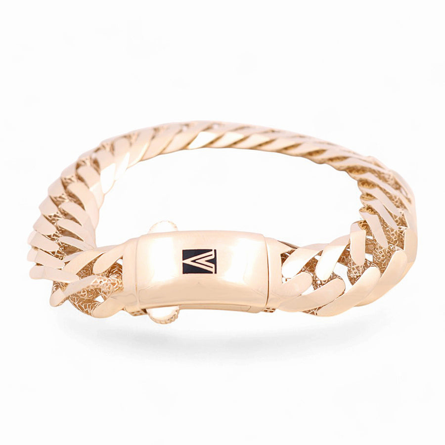 14K Yellow Gold Men Italian Bracelet