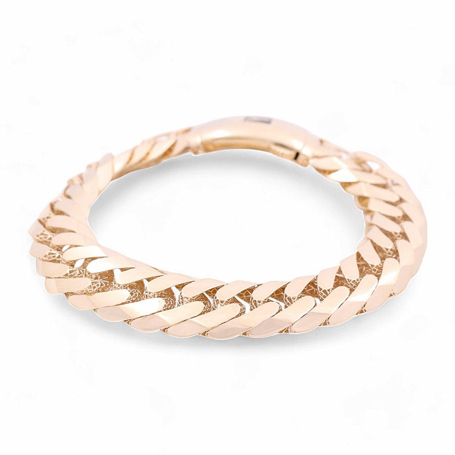 14K Yellow Gold Men Italian Bracelet