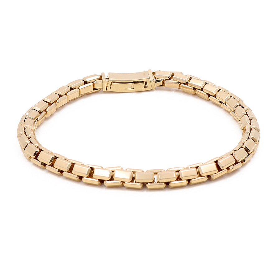 14K Yellow Gold Franco Men  Bracelet