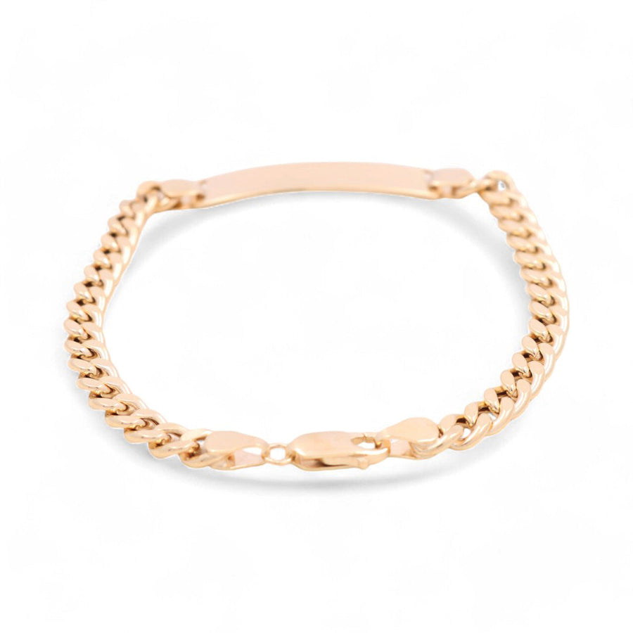 14K Women Yellow Gold Id Bracelet