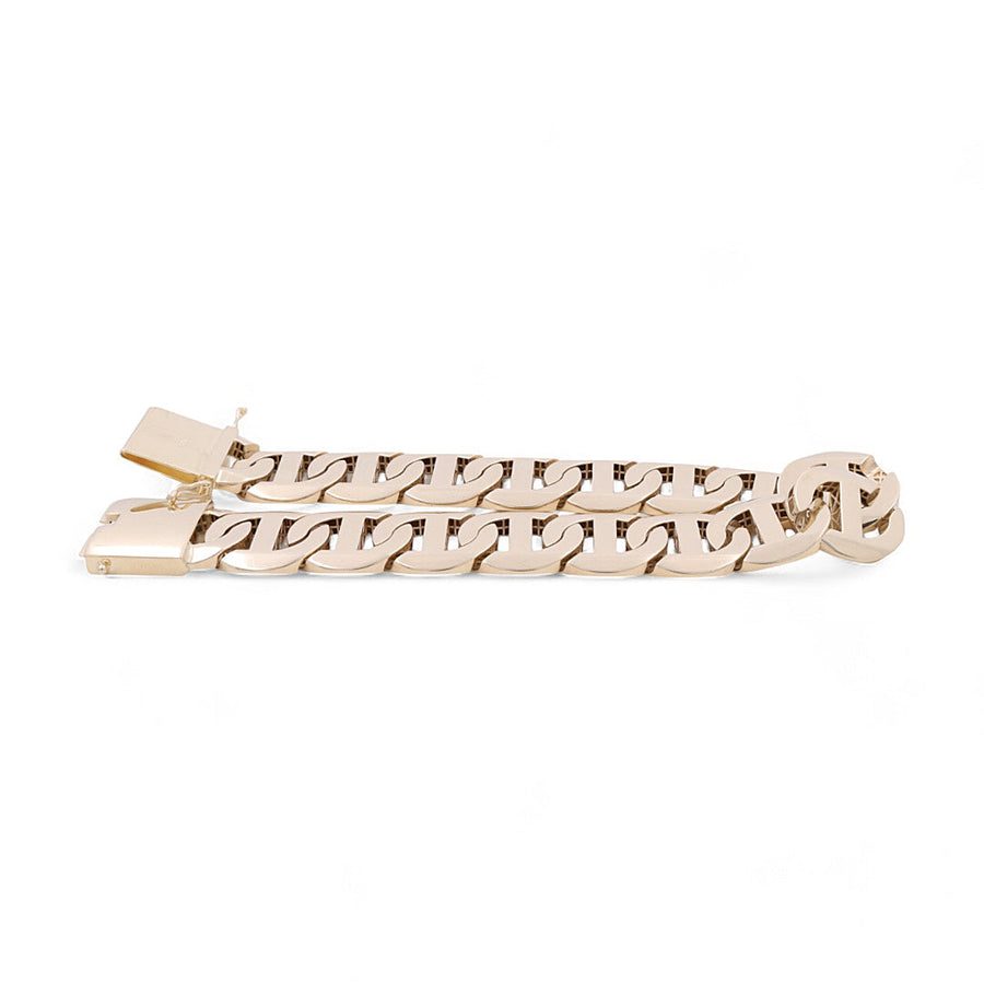 14K  Yellow Gold Marine Men Bracelet