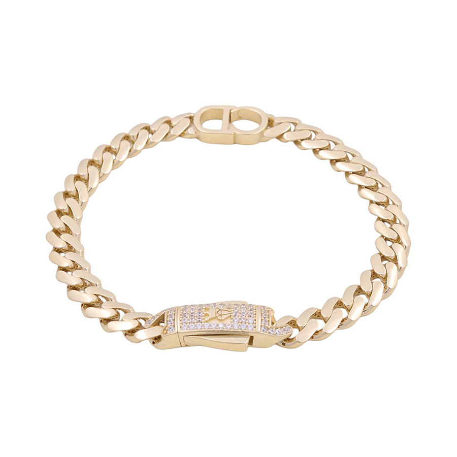 14K Yellow Gold Women's Monaco with Cd Bracelet