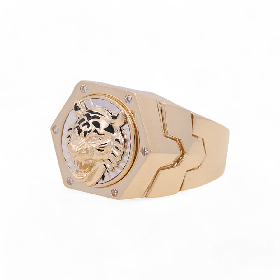 14K Yellow Gold Men's  Fashion Ring