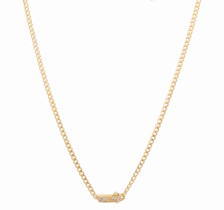 14K Women's Yellow Gold  Monaco Chain 20"