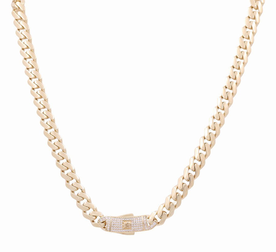 10K Men's Yellow Gold  Monaco Chain 24"