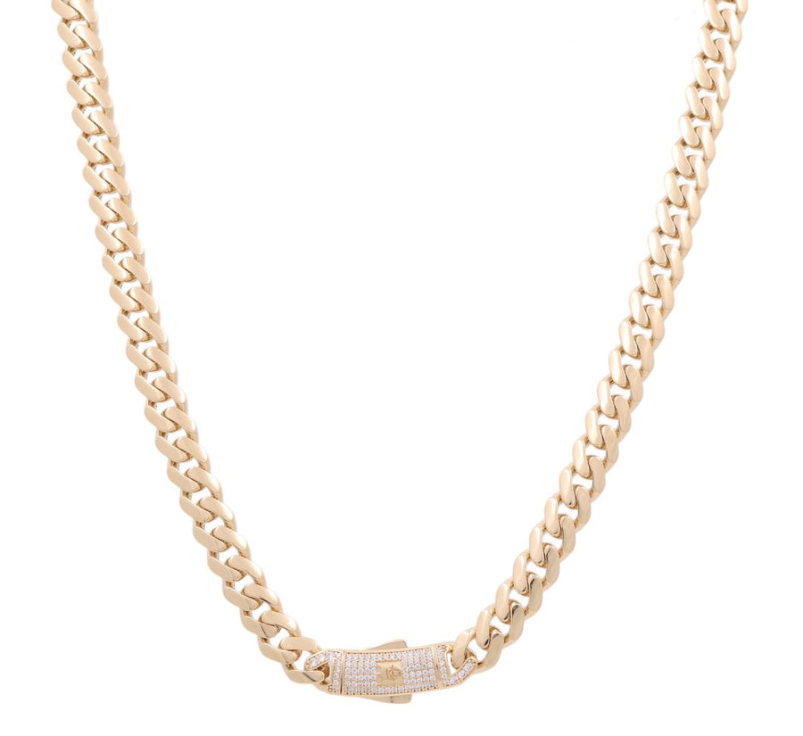 10K  Yellow Gold  Monaco Chain 20"