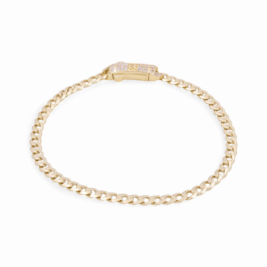 10K Yellow Gold Women Monaco Bracelet