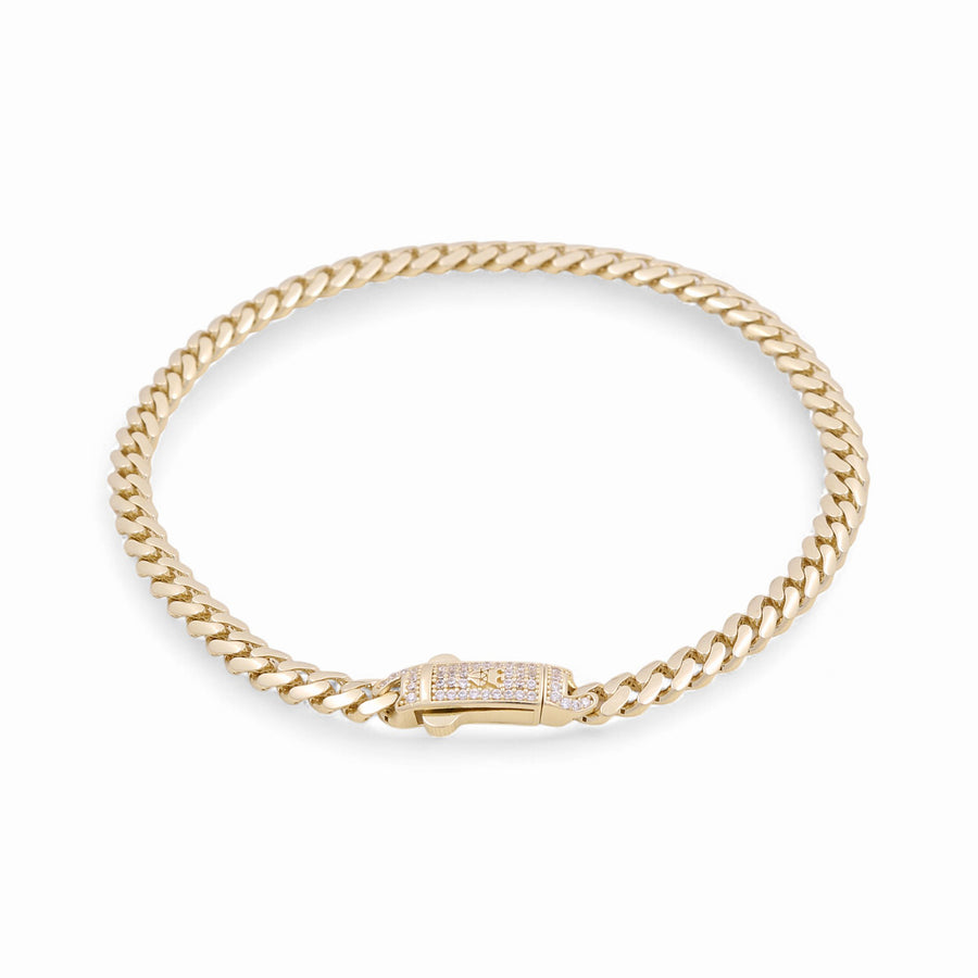 Yellow Gold 10k Monaco Ankle Bracelet