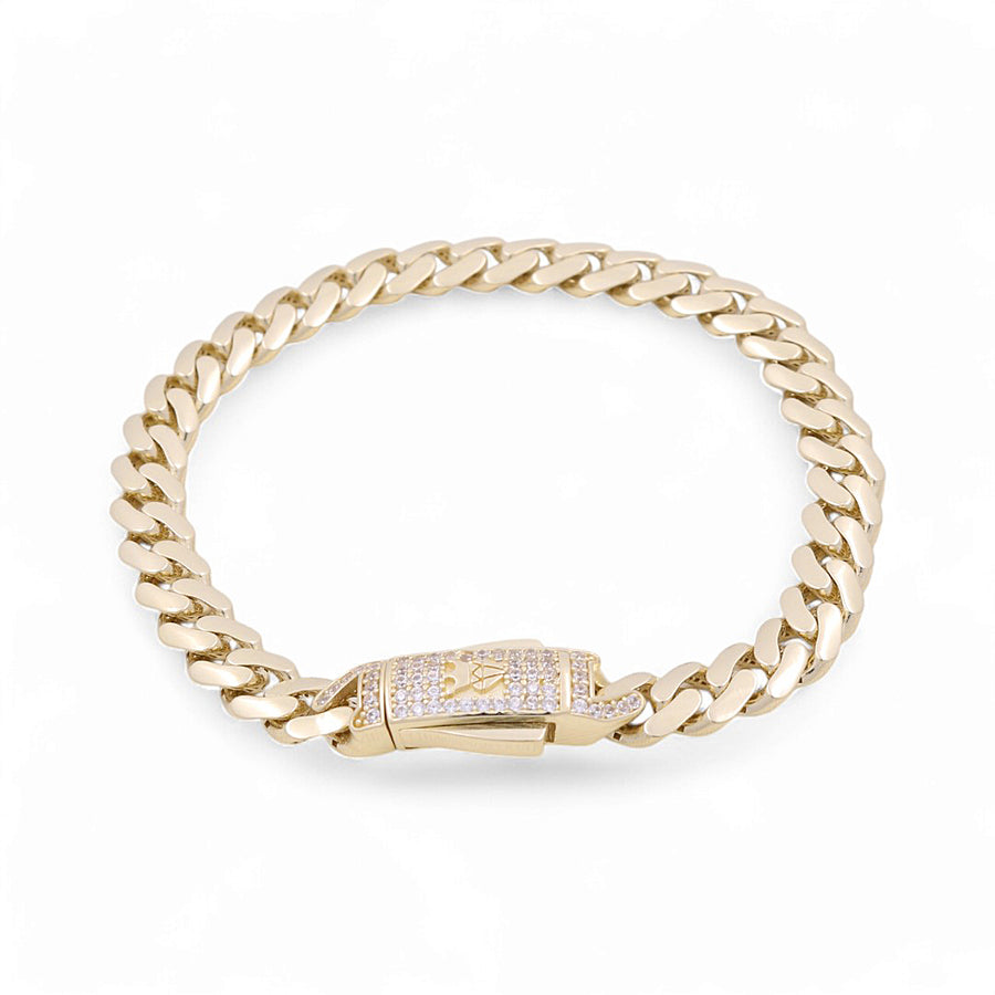 10K Yellow Gold Women Monaco Bracelet